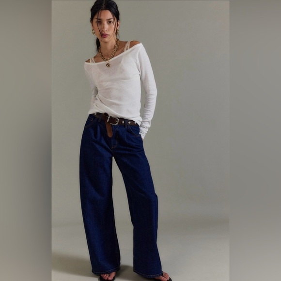 Alia Wide Leg Jeans NWOT hawthorne - Picture 1 of 4